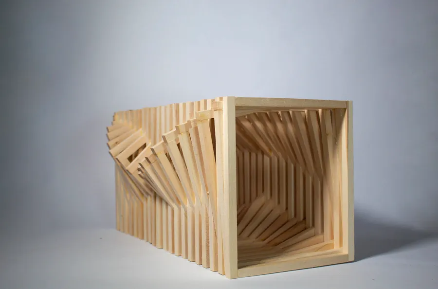 ARCH 160 - Concrete Pavilion, Angeline Ayala, Maho Kawai and Marcos Vargas (Spring 2024)