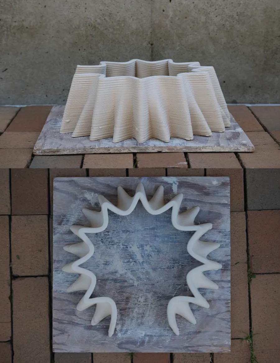 ARCH 160 - Concrete Pavilion, Nate Ingebritson, Noah Johnson and Marina Mezhibovsky (Spring 2024)