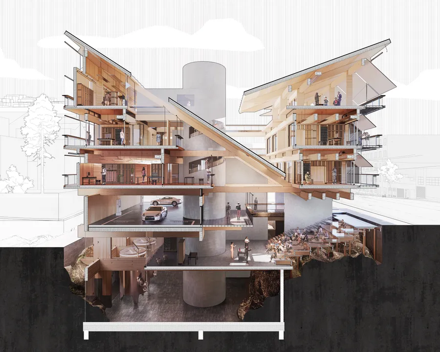 ARCH 203 - Integrated Design Studio, Chrissie Chen and Yibo Lin (Fall 2023)