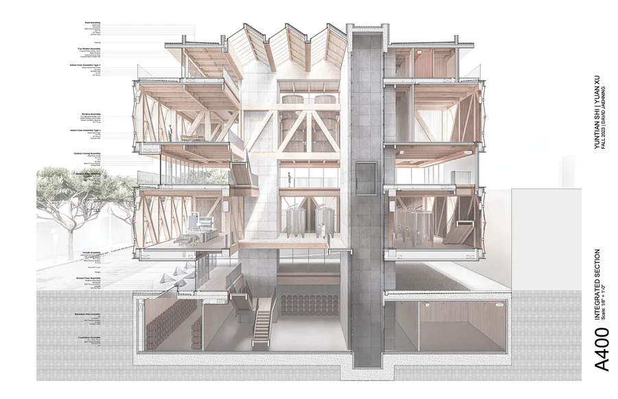 ARCH 203 - Integrated Design Studio, Yuntian Shi and Yuan Xu (Fall 2023)