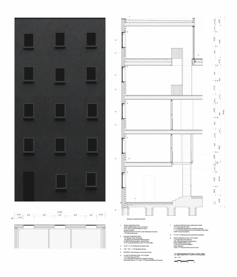 ARCH 260 - Three Generation House by BETA, Brittaney Bluel, Chiara Noppenberger and Kelvin Yeoh (Fall 2022)