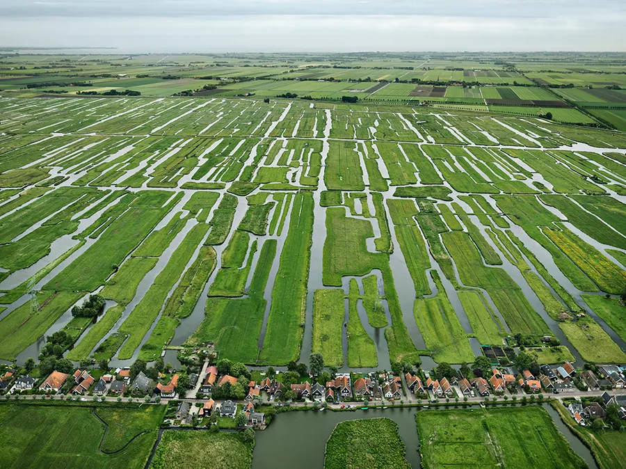 Polders - Grootschermer - The Netherlands,  Edward Burtynsky (2011)